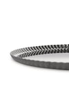 ALESSI - PLEATS VASSOIO OVALE IN ACCIAIO INOSSIDABILE CM 46X31CM