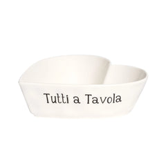 SIMPLE DAY - PIROFILA A CUORE "TUTTI A TAVOLA" CM.24 X 22 X 7 CM
