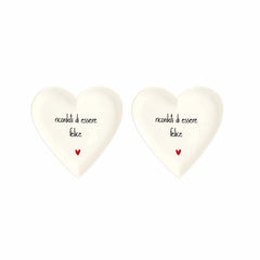 SIMPLE DAY - SET 2 PIATTI CUORE 