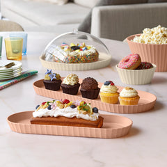 BLIM - PAESTUM MINERVA / L VASSOIO ROSA CM 51X20