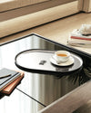 ALESSI - PLEATS VASSOIO OVALE IN ACCIAIO INOSSIDABILE CM 46X31CM