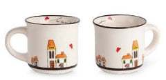 EGAN LE CASETTE - SET 2 MINI MUG IN PORCELLANA