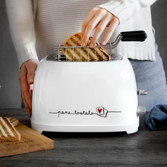 SIMPLE DAY TOSTAPANE BIANCO "PANE TOSTATO"