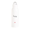 Image of SIMPLE DAY - BORRACCIA TERMICA BIANCA DECORO "HAPPY" CUORE L.0,50