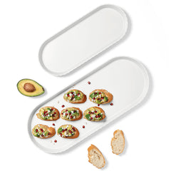 BLIM - PAESTUM MINERVA/L VASSOIO CM 51X20  BIANCO