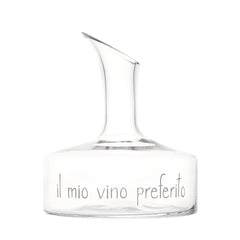 DECANTER IN VETRO SOFFIATO 