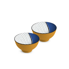 EGAN - WARA' SET 2 COPPETTE IN PORCELLANA ARANCIO