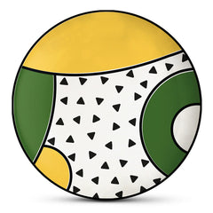 EGAN - WARA' PIATTO PORTATA ROTONDO VERDE