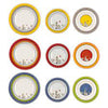Image of EGAN LE CASETTE SERVIZIO PIATTI X6 PERSONE 18 PEZZI IN PORCELLANA