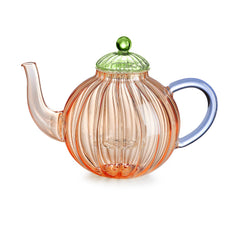 SAHARA TEIERA IN VETRO BOROSILICATO AMBRA/VERDE/TURCHESE IVV