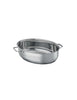 Image of BRANDANI - PENTOLA OVALE CUOCI ARROSTI /PESCERA IN ACCIAIO INOX