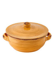 TEGAME GIALLO IN TERRACOTTA