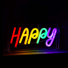 INSEGNA NEON CON CORNICE IN PLEXIGLASS 