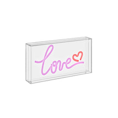 INSEGNA NEON CON CORNICE IN PLEXIGLASS "LOVE" WD LIFE STYLE
