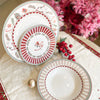 Image of PIATTO NATALE FONTEBASSO VINTAGE SERVIZIO PIATTI 18 PEZZI IN PORCELLANA