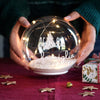 Image of SIMPLE DAY - PALLA LED " NATALE IN FAMIGLIA" IN VETRO