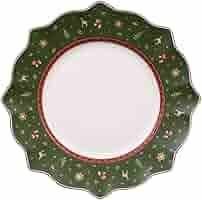 TOY'S DELIGHT PIATTO PIANO FALDA VERDE NATALE VILLEROY & BOCH