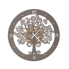 ARTI & MESTIERI - OROLOGIO DA PARETE ALBERO DELLA VITA  ORO LACC. E FANGO