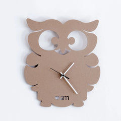 ARTI & MESTIERI - OROLOGIO DA PARETE GUFINO BEIGE