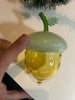 Image of ICHENDORF - ACORNS PALLA IN VETRO A FORMA DI GHIANDA VERDE
