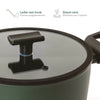 Image of CASSERUOLA ALTA CON COPERCHIO ANTIADERENTE TITAN PRO GREEN