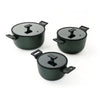 Image of CASSERUOLA ALTA CON COPERCHIO ANTIADERENTE TITAN PRO GREEN