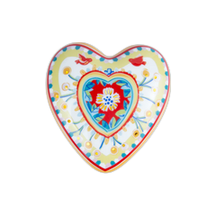 MAMMA MIA CUORE GRANDE IN PORCELLANA DECORATA BACI MILANO