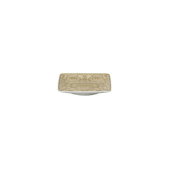 COPPETTA QUADRA PIANA CM.12 BAROCCO BEIGE DI VERSACE