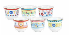 MAMMA MIA SET 6 MINI COPPETTE BACI MILANO