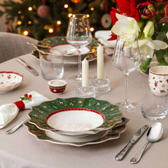 TOY'S DELIGHT PIATTO FONDO FALDA VERDE VILLEROY & BOCH