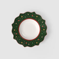 TOY'S DELIGHT PIATTO FONDO FALDA VERDE VILLEROY & BOCH