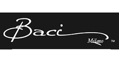 BACI MILANO -OPTICAL VASSOIO QUADRO CM.17*17 BIANCO E NERO IN PORCELLANA