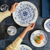 Image of ROSENTHAL " TRUE BLUE"  PIATTO ROTONDO CM31  PORCELLANA