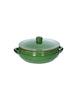 Image of BRANDANI - TEGAME CM 27 VERDE IN TERRACOTTA DA FUOCO