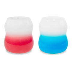 WD LIFE STYLW - SAMARCANDA LINE SET 2 BICCHIERI ACQUA BICOLORE