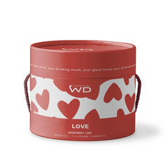 WD LIFE STYLE  MONTEREY BROCCA CUORE ROSSO IN VETRO