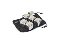 WD LIFE STYLE - SET 6 CUBETTI IN ACCIAIO
