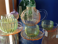 SAHARA ZUCCHERIERA IN VETRO BOROSILICATO AMBRA /AMETISTA IVV