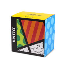 SET 2 TAZZE CAPPUCCINO CON PIATTO BRITTO DECORO CUORE EGAN