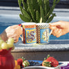 Image of BACI MILANO " ORTIGIA" TAZZA MUG IN PORCELLANA