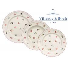 SERVIZIO PIATTI PER 6 PERSONE 18 PEZZI PETITE FLEUR VILLEROY & BOCH
