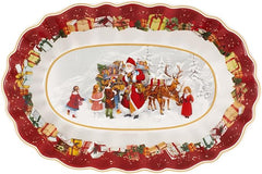 VILLEROY & BOCH - Linea TOY'S FANTASY - Ciotola grande Ovale Babbo Natale