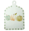 BRANDANI - TAGLIERE IN STONEWARE DECORO ZUCCA