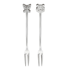 SAMBONET - SET 2 FORCHETTINE PARTY MOD. FASHION IN ACCIAIO INOX