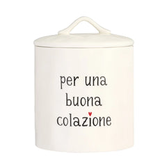 SIMPLE DAY BISCOTTIERA IN PORCELLANA " BISCOTTI FATTI IN CSA"