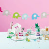 Image of SERVIZIO PAPPA IN PORCELLANA PINK BIKE SAMBONET KIDS