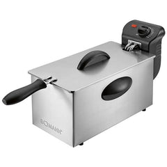 Bomann - Friggitrice Elettrica Acciaio Inox Con Un Solo Cestello