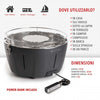 Image of Classe Italia - INSTAGRILL BARBECUE a Carbone Senza Fumo da Tavolo - Power Bank incluso