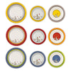 Image of EGAN ITALY - Set Piatti Porcellana 18 pz Linea LE CASETTE