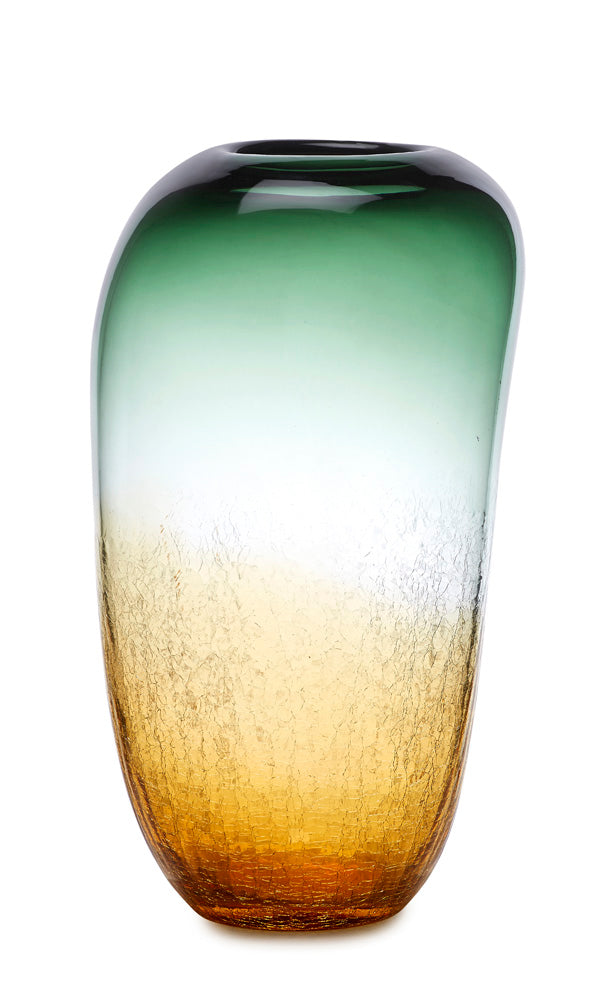 FADE MAISON - Vaso Portofino Verde e Ambra 36cm